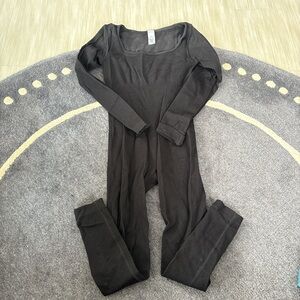 Black Long Sleeve Jumpsuit